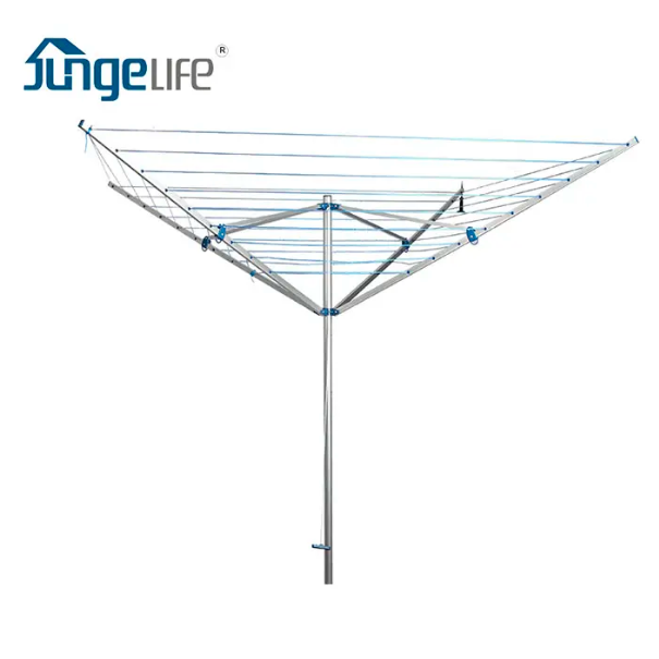Outdoor 4 Arms Folding Rotary Airer 1