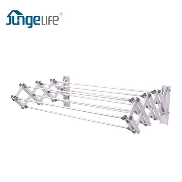 Push Pull Clothes Folding Rack