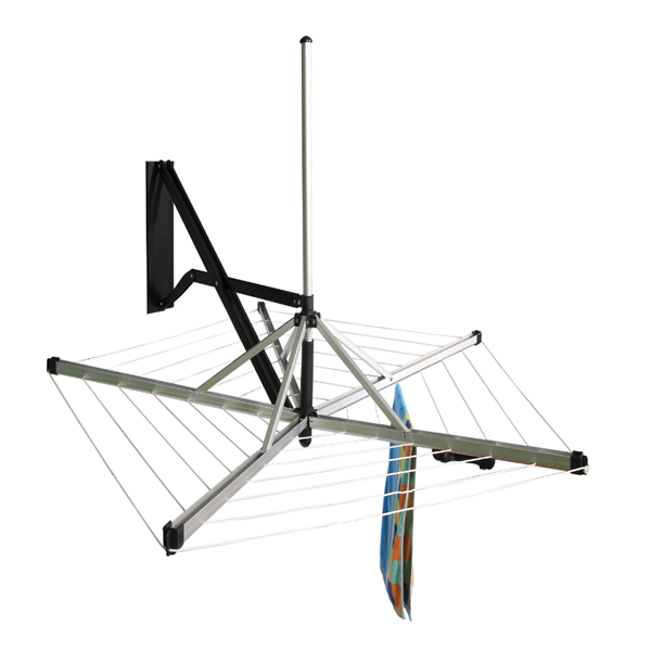 Wandmontierter Wäscheständer